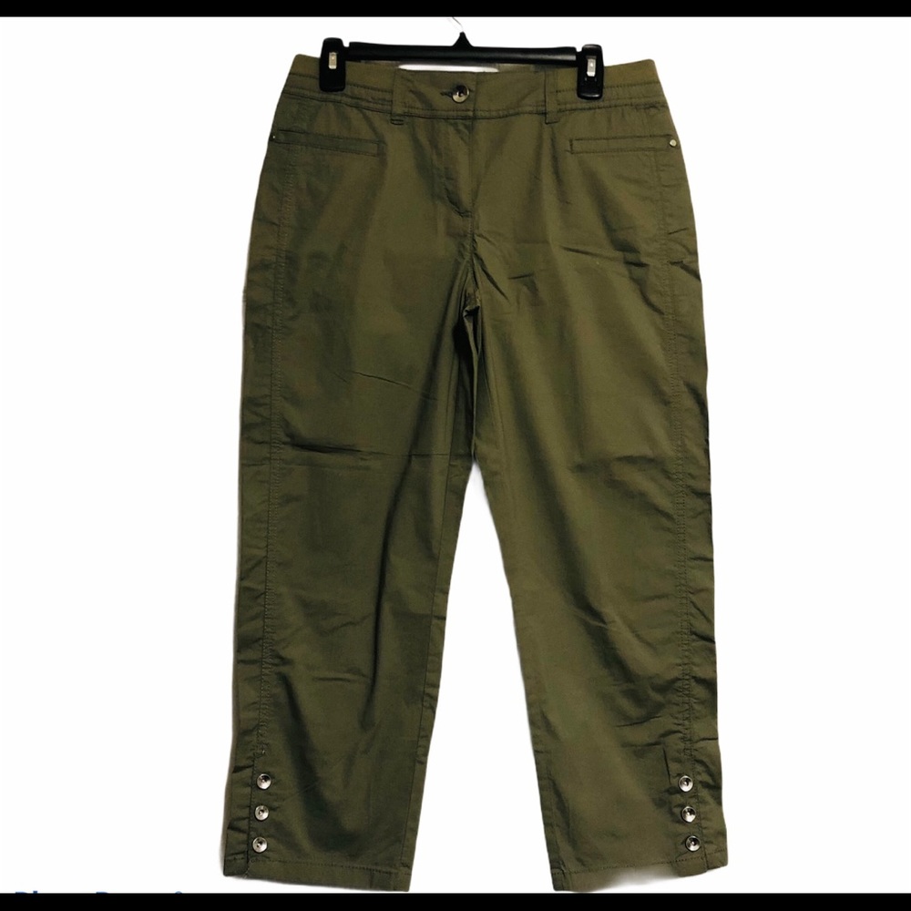 Chico’S green women’s pant Sz 0